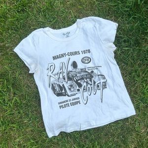 brandy melville cropped baby tee